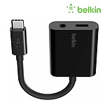Type-C 3.5 스테레오 변환케이블, 60W 충전지원, NPA004btBK (0.19m)