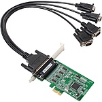 CP-104EL-A-DB9M (강원전자) (시리얼카드/RS232/PCI-E/4Port) (슬림PC겸용)