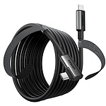 Type-C 3.2 Gen1 to Type-C 3.2 Gen1 60W 고속 충전케이블, 한쪽 90도 꺽임, U-90629 (5m)