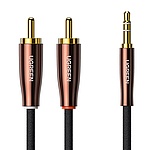 3.5 스테레오 to 2RCA 변환케이블, (1m/U-80845)