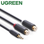 3.5 스테레오 to 2RCA 변환케이블, U-10547 (0.3m)