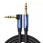 3.5 스테레오 to 3.5 스테레오 케이블, 한쪽 90도 꺽임, U-60179 (1m)
