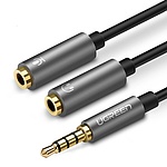 U-30619 이어폰 / 마이크 분리 케이블 (다크그레이/TPE 재질)