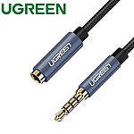 3.5 스테레오 to 3.5 스테레오 F/M 연장케이블, 4극 AUX, U-40673 (1m)