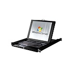 시스라인 17인치 LCD KVM 스위치 COMBO 8:1 (HUSE-108D)