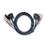 KVM 케이블 (USB,오디오,DVI-D) 1.8M (2L-7D02U)