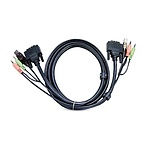 KVM 케이블 (USB, DVD-I,오디오) 3M (2L-7D03UI)