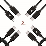 Type-C to Type-C 60W 초고속 충전케이블, Any-12M-CTC (블랙/1.2m)