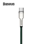 Type-C to Type-C 100W 고속 충전케이블, 아연합금 세라믹메탈, CATJK-D06 (그린/2m)