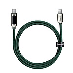Type-C 2.0 to Type-C 2.0 100W 고속 충전케이블, 전력표시 LED, CATSK-B06 (그린/1m)