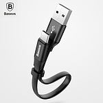 USB-A to Type-C 고속 충전케이블, 데이터전송 겸용 (블랙/0.23m)