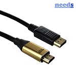 DisplayPort 1.2 to HDMI 2.0 변환케이블, NDC-DPH60C010 (1m)