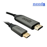 Type-C 3.1 to HDMI 미러링 케이블, 넷플릭스지원, NDS-U31HD018-4K60 (1.8m)