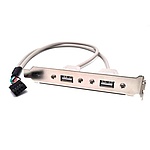 USB 2.0 2포트 확장 브라켓 0.3m