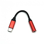 Type-C to 3.5 스테레오 M/F 변환케이블, AUX 이어폰 연장선 (0.1m)