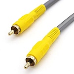 1RCA to 1RCA 케이블, 국산 (블랙/10m)