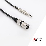 캐논 XLR(수)- 5.5 모노(수) 케이블 10M