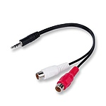 스테레오 to 2RCA 케이블 0.3M (T-1STM2RF-S)