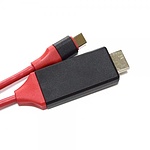 Type-3.1 to HDMI 미러링 케이블, TN-USB31-HDMI (레드/2m)