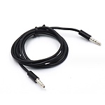 3.5 스테레오 to 3.5 스테레오 M/M 케이블, 4극 AUX, T-4P-STMM-1MB (블랙/1M)