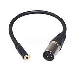 캐논 XLR to 3.5 스테레오 M/F 변환케이블, T-STF-XLRM (0.3M)