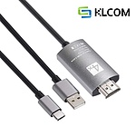 Type-C 3.1 to HDMI 미러링 케이블, 충전지원 (2m)