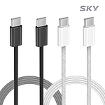 Type-C to Type-C 240W 초고속충전 케이블, SKY-C2C-PD240W-EM-1M (1m)
