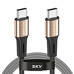 Type-C to Type-C 100W 초고속 충전케이블 (블랙/1.2m)