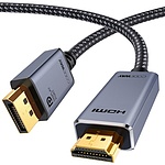 DisplayPort 1.2 to HDMI 1.4 변환케이블, 그레이메탈, CH13DH5M0 (5m)