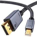 Mini DisplayPort 1.2 to DisplayPort 1.2 변환케이블, 그레이메탈, CH14MDD5M0 (5m)