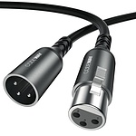 캐논 XLR to 캐논 XLR M/F 마이크 연장케이블, SAXX-1.5M (1.5m)