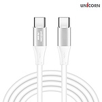 Type-C to Type-C 60W 초고속 충전케이블, CCP-2M (화이트/2m)