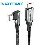 Type-C to Type-C 100W 고속 충전케이블, 한쪽 90도 꺽임, TAKHD (0.5m)