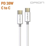 Type-C to Type-C 30W 고속 충전케이블, DR-CC-PD30W-150 (화이트/1.5m)