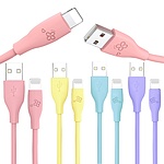 아이엔조이 마카롱 고속 충전 USB 아이폰 케이블 2m