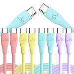 아이엔조이 100W 마카롱 PD C to C 타입 고속 충전 케이블 1.2m