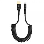 USB-A 2.0 to 8핀 고속 충전케이블, UM2, UMCA-SALMFi (블랙/1.2m)