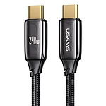 Type C to Type C PD3.1 240W 고속 충전케이블, SJ580USB01 (블랙/1.2M)