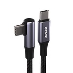 C to C 90도 ㄱ자 60W 고속충전 케이블 싱글 (0.5m)