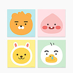리틀프렌즈 사각메모지