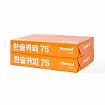 한솔 A4 복사용지 75g (2권)