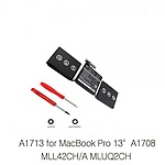 노트북 배터리, A1708 MLL42C MLUQ2CH A1713 (맥북pro13)