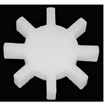 PTFE 초자회전기 기어형 네오디뮴 최대폭×두께：40×8mm 2개입