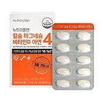 뉴트라플랜 칼슘 마그네슘 비타민D 아연4 (1,100mg×60정)