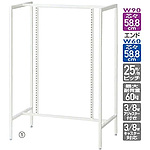 UR 중앙 양면 타입 화이트 W90cm
