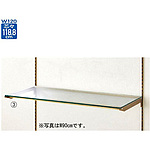 골동품 골드 용 유리 선반 세트 인행 타입 8mm 두께 W120cm