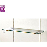 골동품 골드 용 유리 선반 세트 오버행 타입 8mm 두께 W120cm