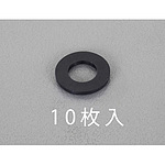 M6/6.4x12x1.6mm 평와셔(TPR제/흑/10장)