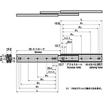 스테인리스 슬라이드 레일(L609.6)