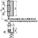 U 구부러진 경첩(L1=85)